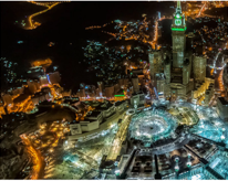 Makkah Night Cityscape